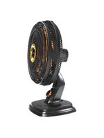 Ventilador De Mesa Mallory Egeo 40cm Preto E Dourado - 127v