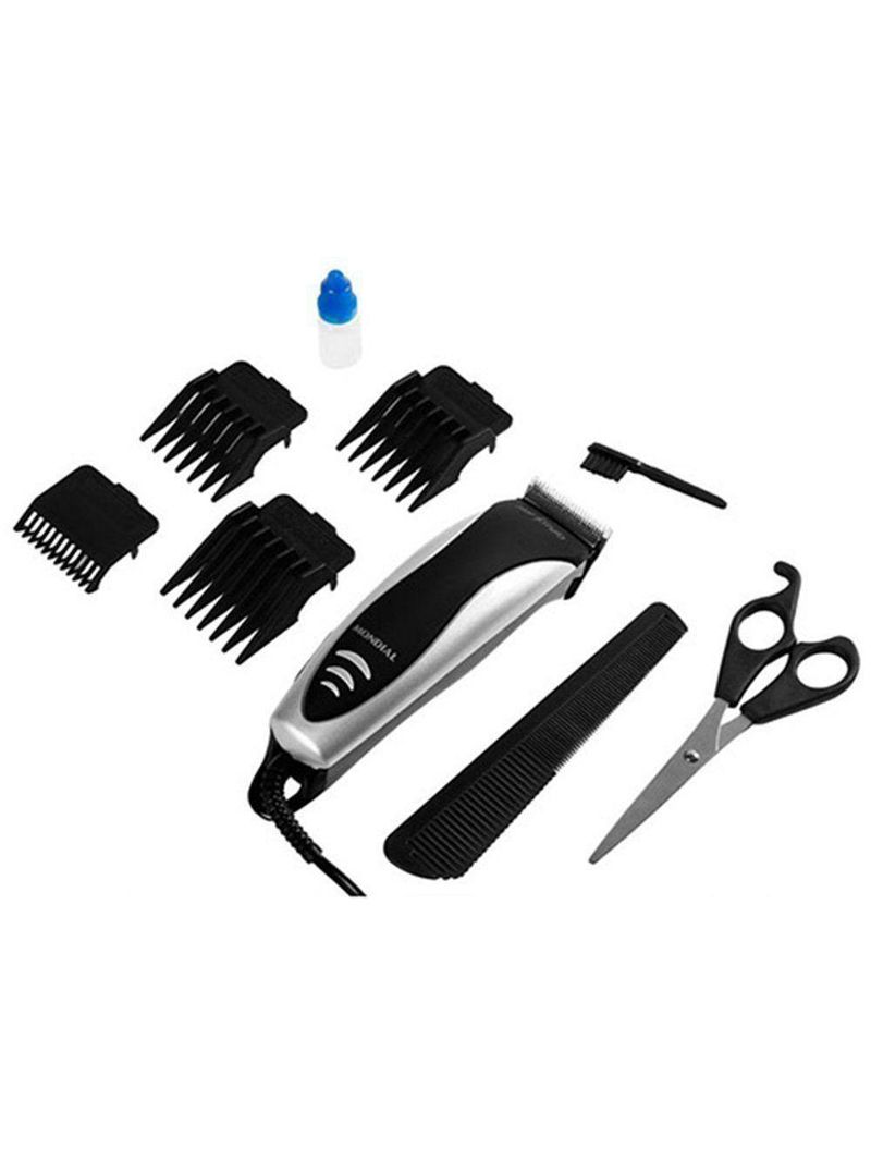 Máquina De Cortar Cabelo Mondial Cr-02 Preto/prata 110v