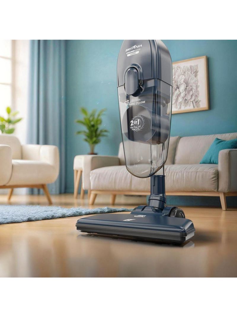 Aspirador de Pó Vertical Britânia 2 em 1 1400W BAS30 1,5L 220V