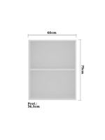 Armário Aéreo 60 Cm 2 Portas Branco Polar