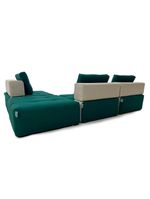 Sofá De Chão Serena: Conforto Para áreas Externas - Cor Verde