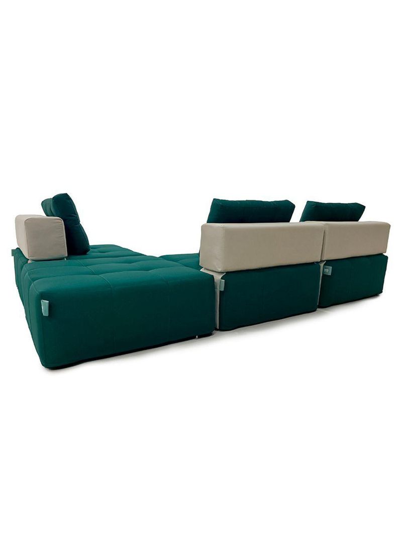 Sofá De Chão Serena: Conforto Para áreas Externas - Cor Verde