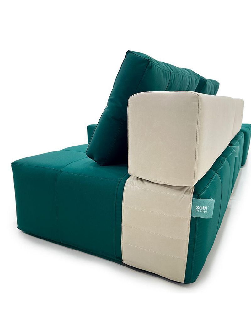 Sofá De Chão Serena: Conforto Para áreas Externas - Cor Verde