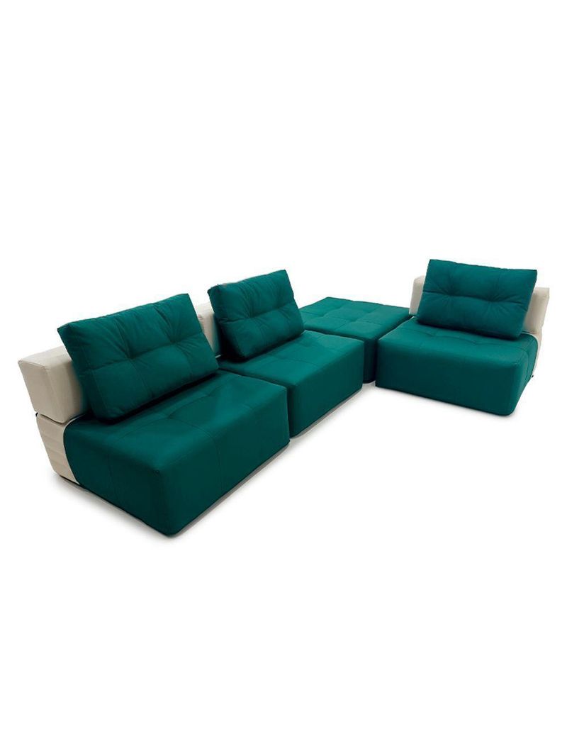 Sofá De Chão Serena: Conforto Para áreas Externas - Cor Verde