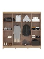 Guarda-roupa 8 Portas Wood Decibal