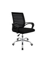 Cadeira De Escritório Giratória Office Zebrada Conthey Preto