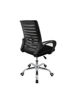 Cadeira De Escritório Giratória Office Zebrada Conthey Preto