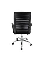 Cadeira De Escritório Giratória Office Zebrada Conthey Preto