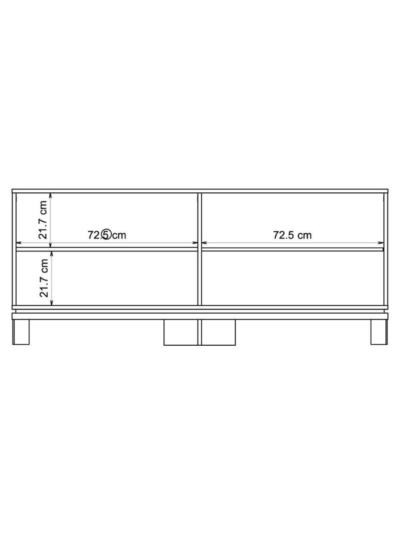 Bancada Rack Para Tv Até 55 Polegadas Jace Marrom Caemmun