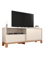 Bancada Rack Para Tv Até 55 Polegadas Jace Marrom Caemmun