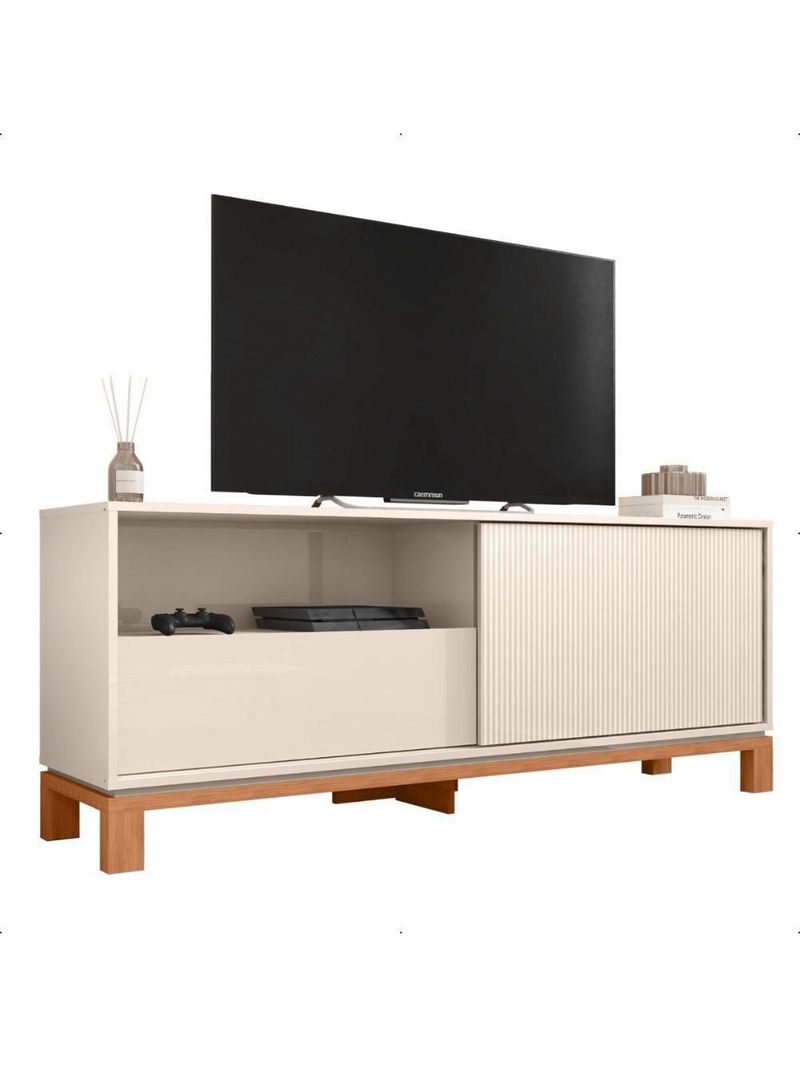 Bancada Rack Para Tv Até 55 Polegadas Jace Marrom Caemmun