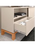 Bancada Rack Para Tv Até 55 Polegadas Jace Marrom Caemmun