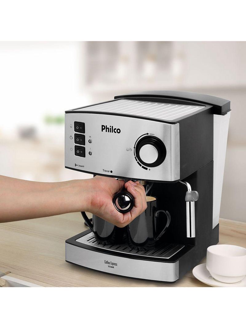 Cafeteira Philco Coffee Express 15 Bar Filtro Permanente 220V