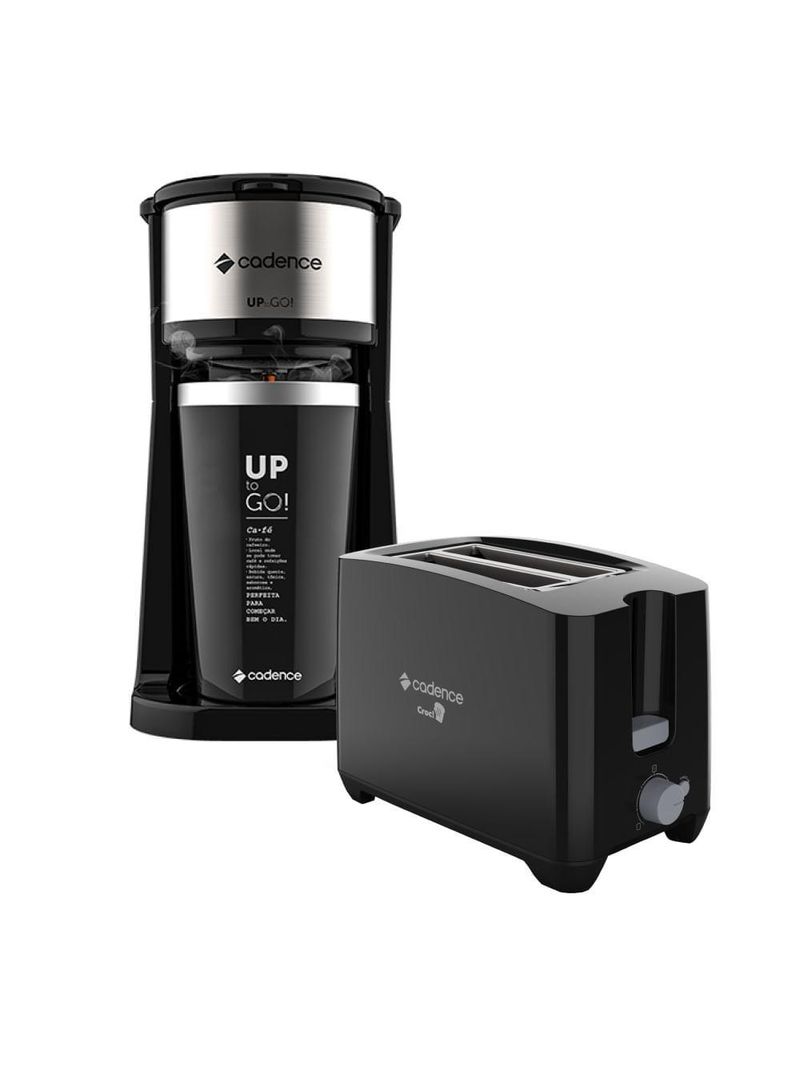 Kit Croc Cadence - Cafeteira To Go e Torradeira Croc - 127V