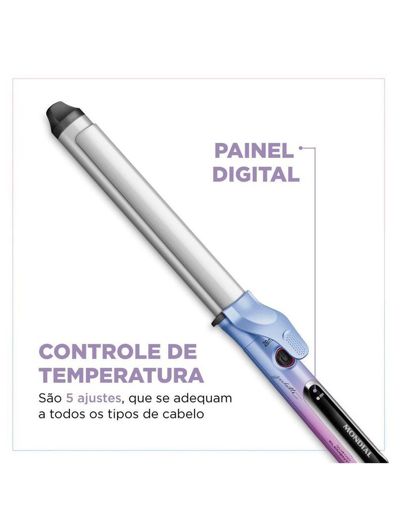 Modelador De Cachos By Juliette Mondial Mc-ju-03 Bivolt