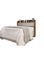 Cabeceira Flex Box Casal 1,38 Framar Elisa Malbec Off White