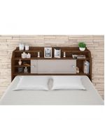 Cabeceira Flex Box Casal 1,38 Framar Elisa Malbec Off White