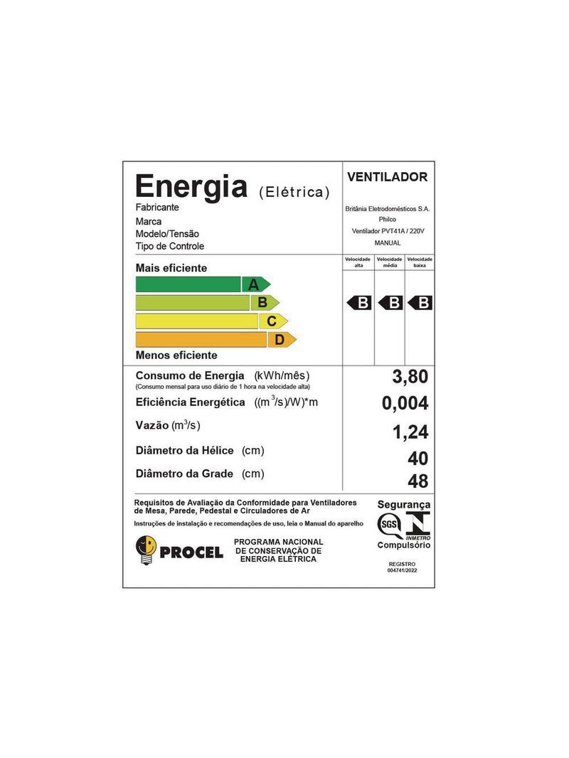 Ventilador 2 em 1 Philco Tecnologia Maxx Force 150W 220V