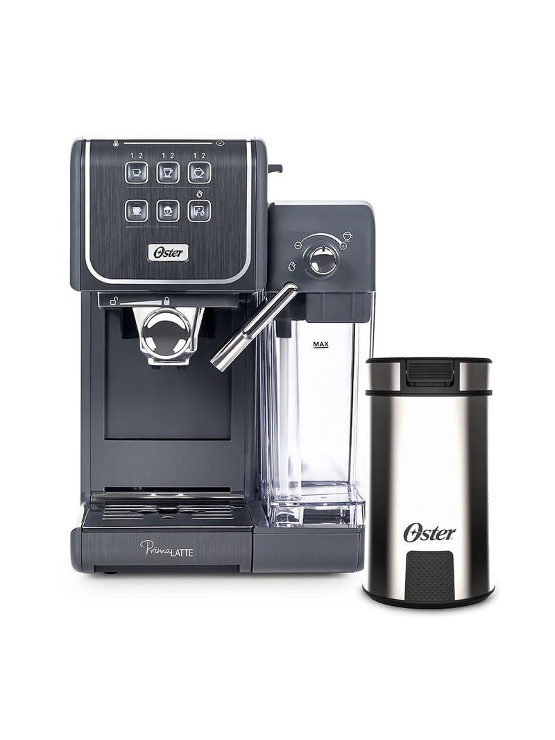 Kit Cafeteira Primalatte Touch E Moedor De Café Oster 127V