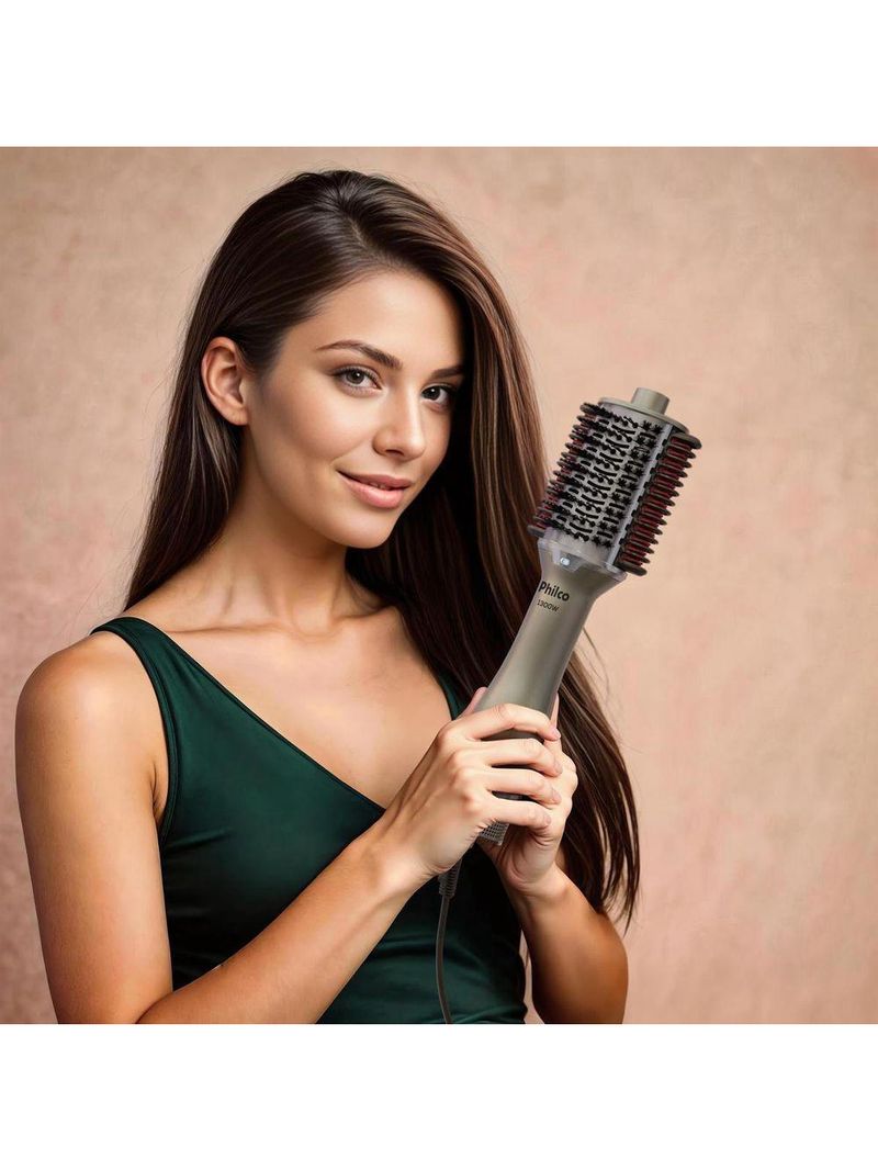 Escova Secadora Philco Bivolt 1300W Multicerdas 4 em 1 PES30