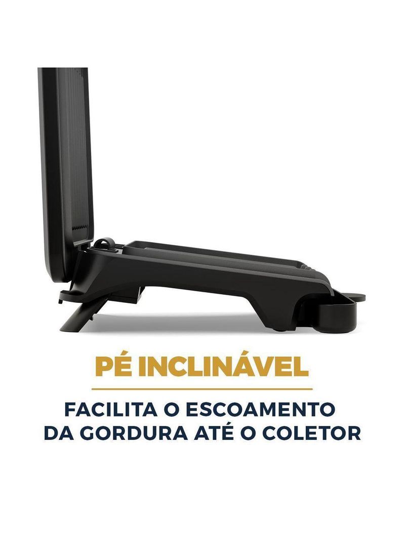 Grill Britânia 750W 2 Sanduiches Chapas Antiaderentes 110V