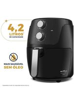Air Fryer Britânia 4,2L Antiaderente 1500W BFR37 220V