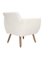 Kit De 2 Poltronas Jolly Cadeira Decorativa Em Tecido Boucle Branco