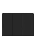 Aparador Buffet 3 Portas Veneza Multimóveis V1007 Preto