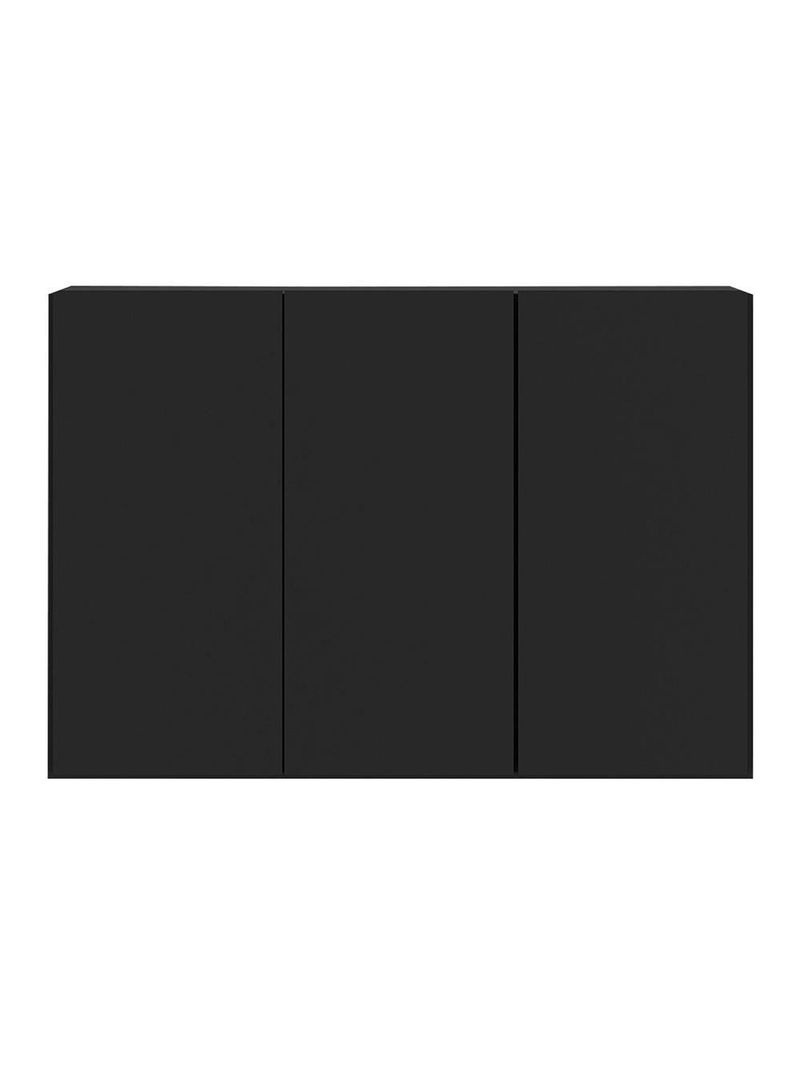 Aparador Buffet 3 Portas Veneza Multimóveis V1007 Preto