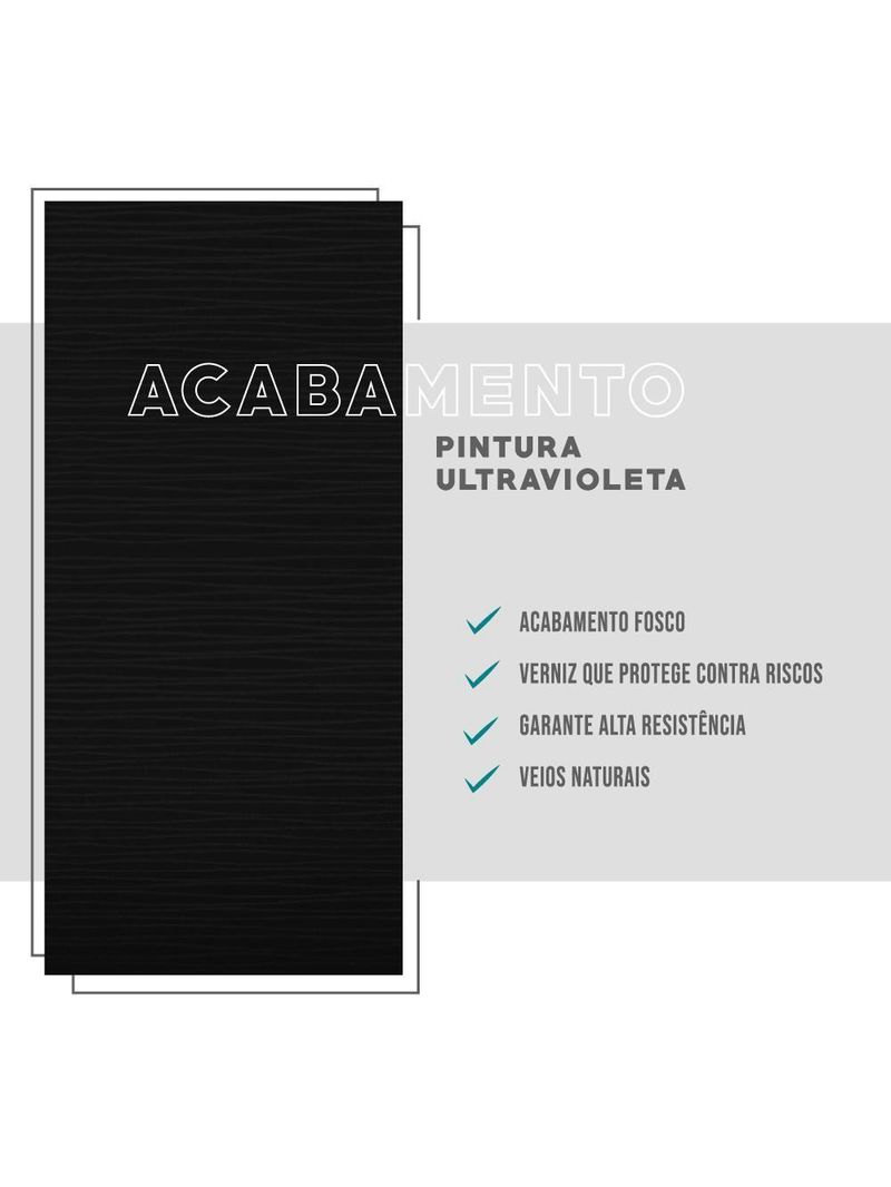 Guarda Roupa Solteiro 6 Portas 2 Gavetas Porto Carraro Preto