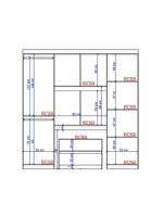 Guarda Roupa Solteiro 6 Portas 2 Gavetas Porto Carraro Preto