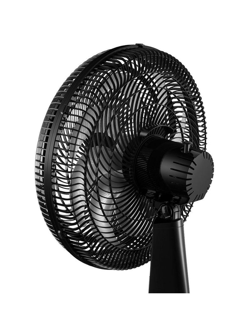 Ventilador De Mesa Mondial Turbo 8 Pás 50cm Vtx-50-8p Vent 50cm-127v-preto/prata