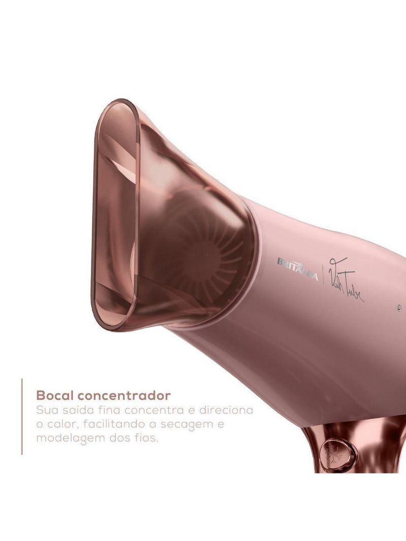 Secador de Cabelos Britânia Linha Viih Tube Bivolt BSC21A