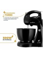 Batedeira Britânia Pérola 550 Turbo Tigela Para 4,3L 500W 220V