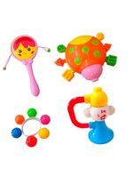 Kit Chocalho Brinquedo Infantil Interativo Divertido Bebê Criança