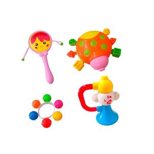 Kit Chocalho Brinquedo Infantil Interativo Divertido Bebê Criança
