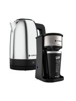 Kit Cafeteira Up To Go e Chaleira Elétrica Pure Inox Cadence - 127V