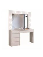 Penteadeira Camarim Berlim Plus Branco 5 Gavetas Mavaular