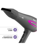 Secador de Cabelos Philco 2100W PSA3300 Íons Tourmaline 110V