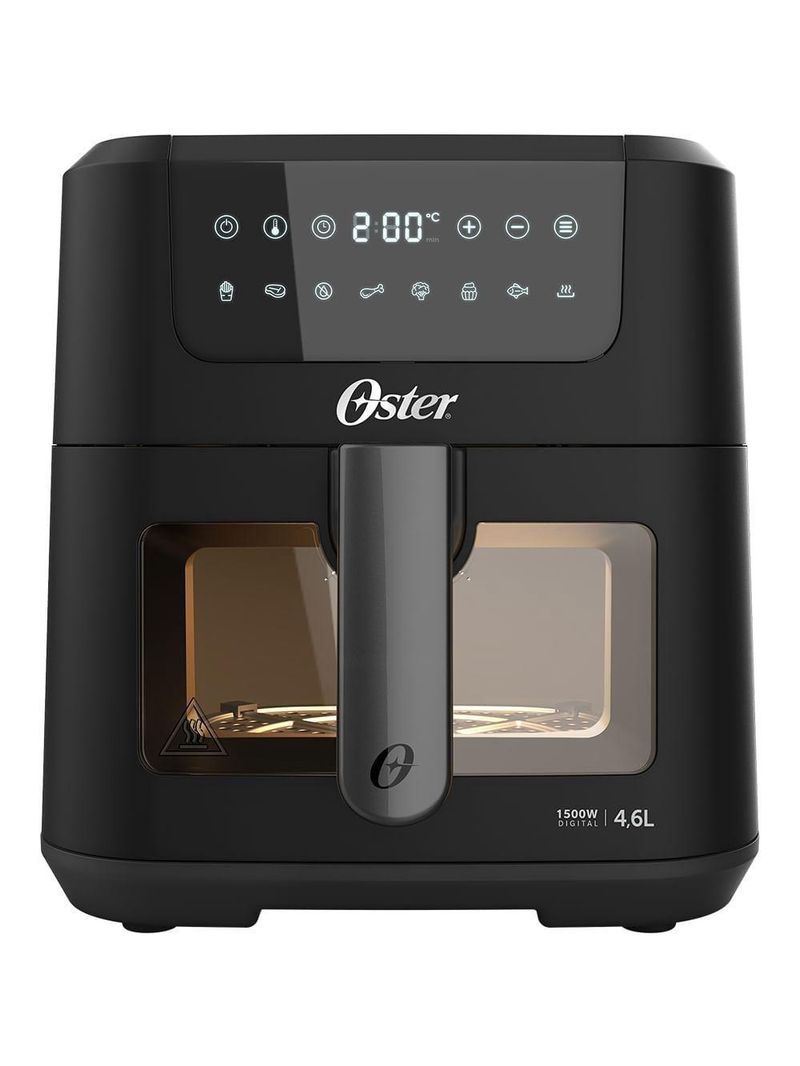 Kit Digital Oster – Fritadeira Clear e Chaleira Black – 220V