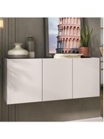 Aparador Buffet Suspenso 3 Portas Multimóveis Mp8001 Branco Branco
