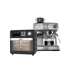 Kit Forno e Fryer 15L e Cafeteira Espresso Perfect Brew Oster – 220V