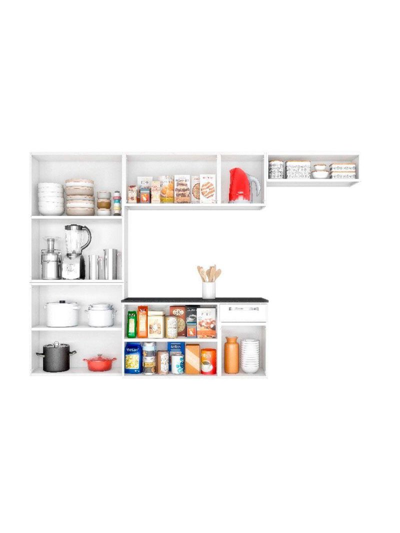 Cozinha Compacta Amanda De Aço 4 Peças Itatiaia Branco