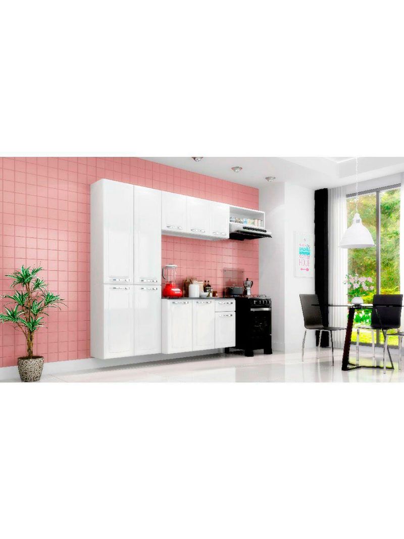 Cozinha Compacta Amanda De Aço 4 Peças Itatiaia Branco