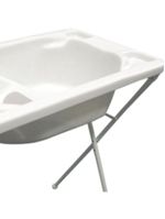 Banheira de Bebê Plástica Galzerano Acqua Trio Branca