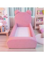 Cama Infantil Segura e Confortável Soft Rosa com Colchão