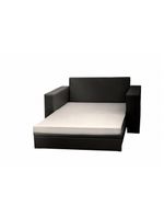 Sofá Cama Castor Casal Salerno Corano Preto 2 Lugares