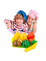 Frutas E Legumes De Brinquedo Para Cortar Cesta Comidinha 10 Peças