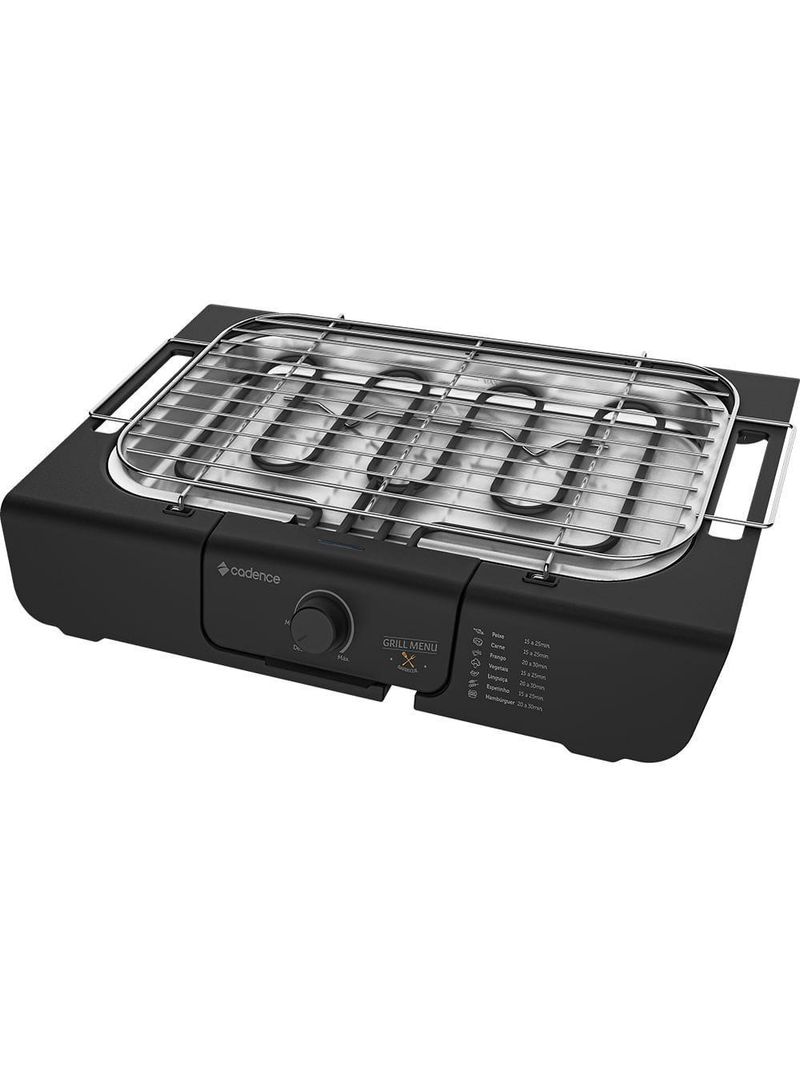 Churrasqueira Elétrica Cadence Grill Menu – 127V