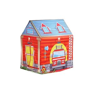 Barraca Infantil Cabana Tenda Toca Casinha Portátil Dobrável Bombeiro